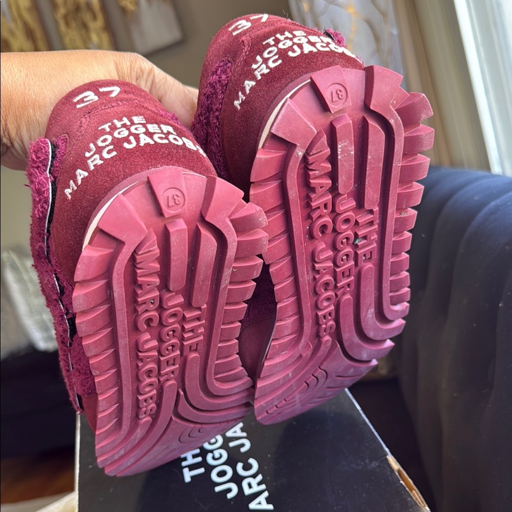 THE TERRY JOGGER BORDEAUX size 7 - Picture 8 of 10
